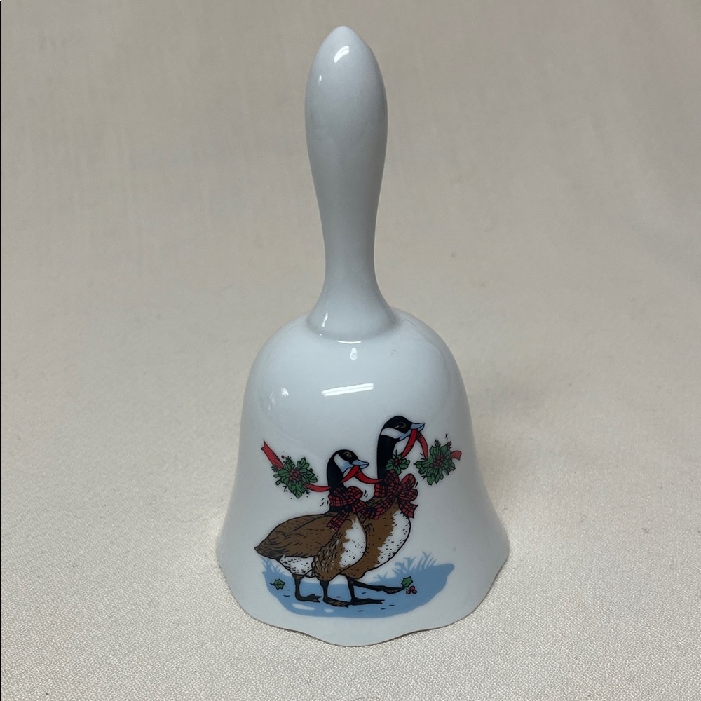 Vintage Christmas Bell with Geese